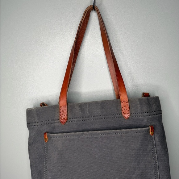 Madewell The Canvas Medium Transport Tote - Black Sea - Picture 8 of 13